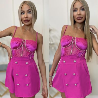 Комплект  с бижутерска корда - 7000